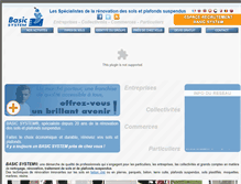 Tablet Screenshot of basicsystem.fr